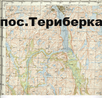 Кольский полуостров. пос.Териберка. Карта